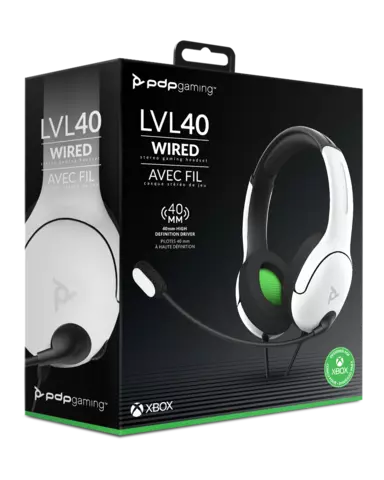 Auriculares Gaming LVL40 con Cable Blanco