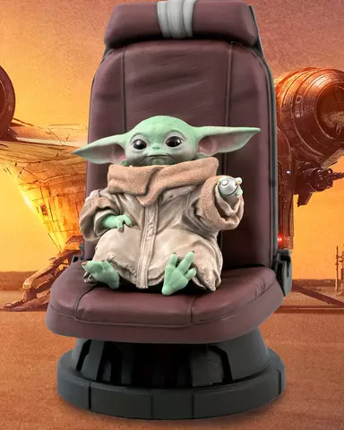 Comprar Figura Baby Yoda en Silla Star Wars The Mandalorian Escala 1:2 30cm Figuras de Videojuegos The Child in Chair