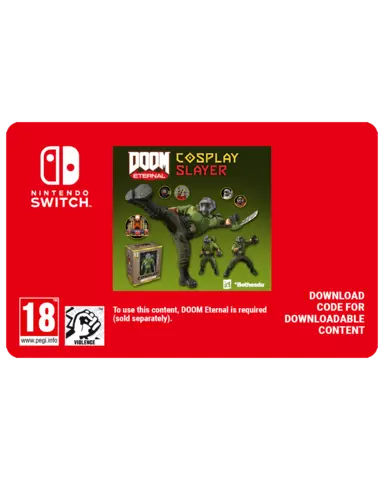 Comprar DOOM Eternal Pack Cosmético Cosplay Slayer Master Collection Nintendo eShop Switch
