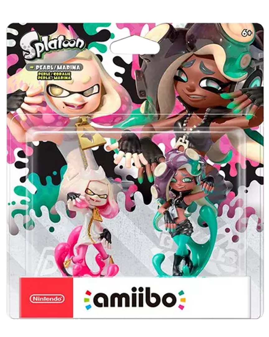 Pack 2 Figuras Amiibo Perla y Marina (Serie Splatoon)