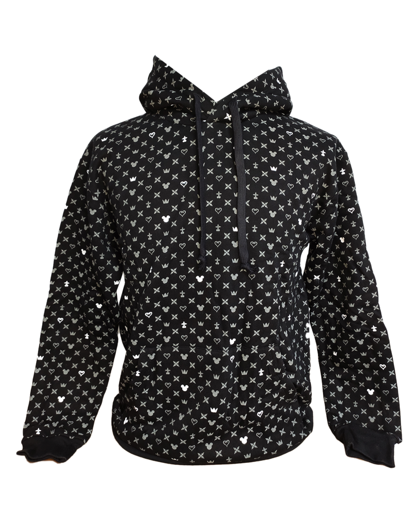 Sudadera kingdom hearts negra talla s