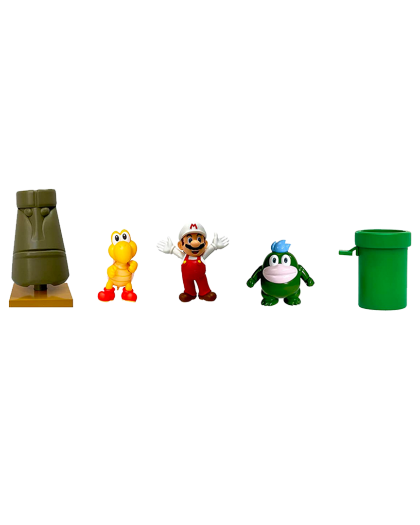 Figura Super Mario Set Diorama Desierto