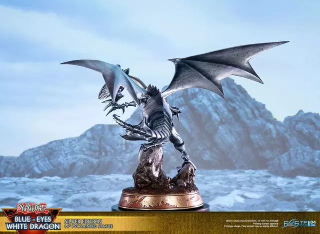 Comprar Figura Blue Eyes White Dragon Plateado Yu-Gi-Oh 35cm Figuras de Videojuegos Estándar screen 5