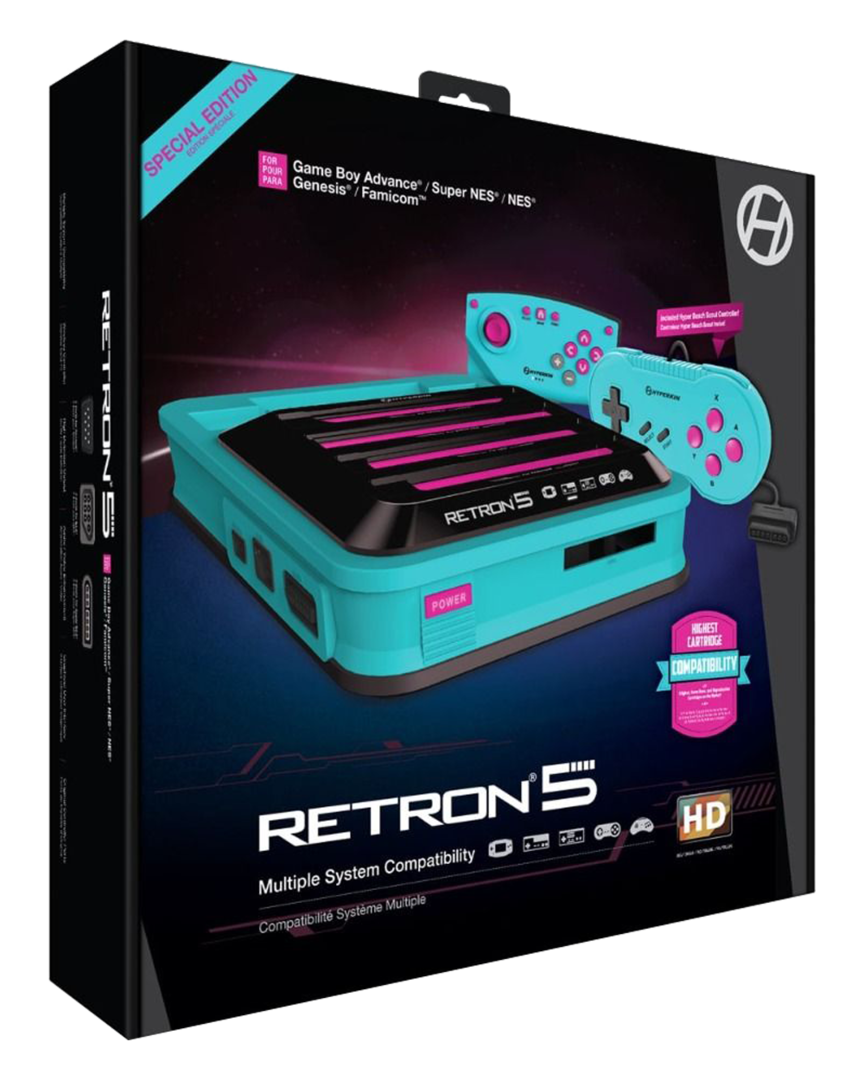 Consola retron 5 hd hyper beach azul