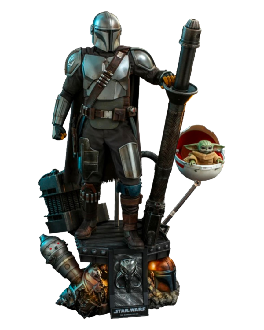 Figura Mandalorian & The Child Deluxe The Mandalorian 46cm