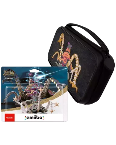 Comprar Pack Figura Amiibo Guardian (Serie Zelda) + Funda Deluxe The Legend of Zelda Edición Guardián  - 