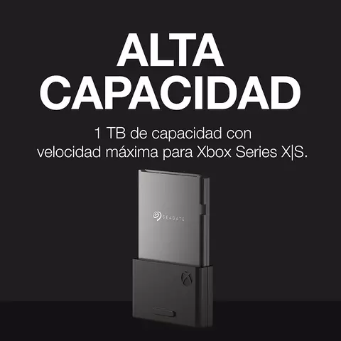 Comprar Tarjeta de Almacenamiento Interno NVMe para Xbox Series X/S Seagate 1TB Xbox Series 1TB