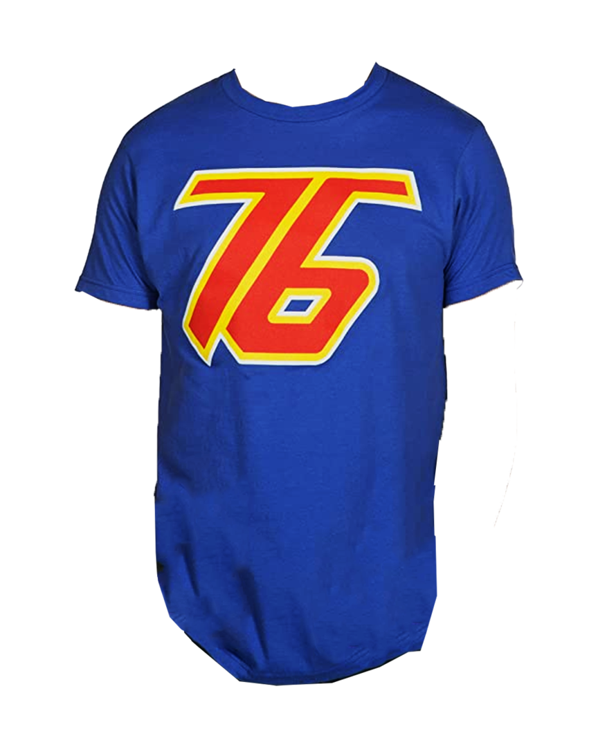 Camiseta azul overwatch soldier 76 talla m