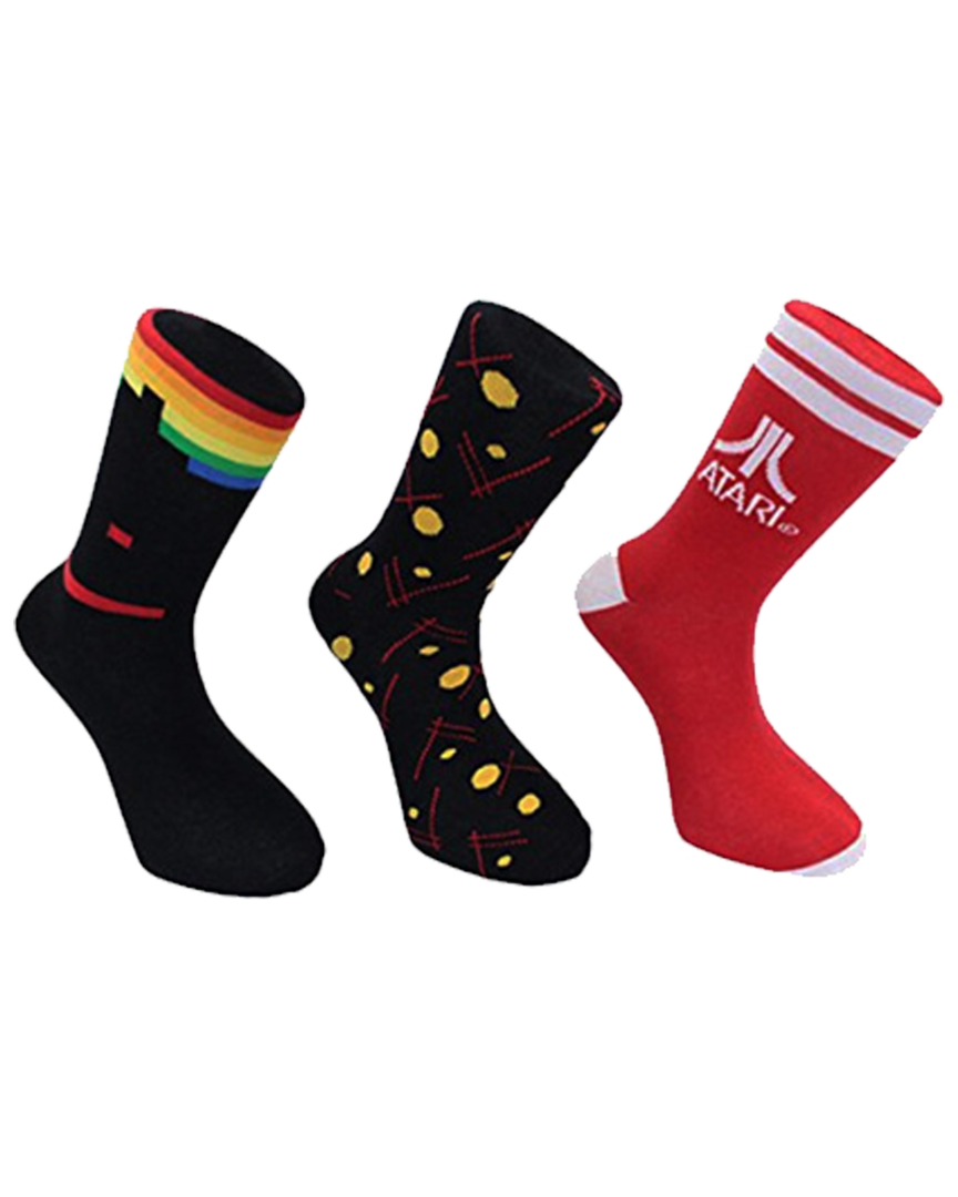 Calcetines atari talla 39-46 (pack 3 pares)