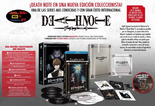Comprar Death Note Estándar Blu-ray