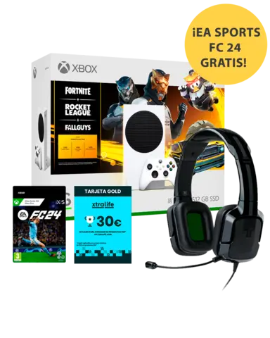Comprar Xbox Series S Gilded Hunter Starter Pack EA Sports FC 24 (Descarga Digital) Xbox Series Gilded Hunter Starter Pack