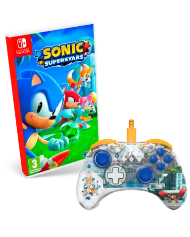 Sonic Superstars + Mando Tails Realmz con Licencia Oficial Nintendo Switch