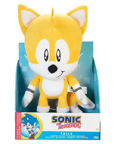 Comprar Peluche Gigante Tails Sonic The Hedgehog 30º Aniversario 50 cm 