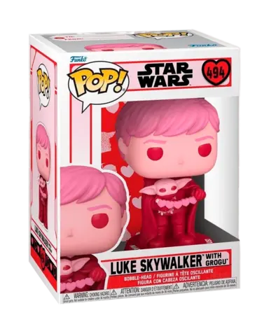 Comprar Figura POP! Luke & Grogu Star Wars San Valentín 9cm Figuras de Videojuegos