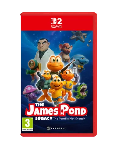Carátula de The James Pond Legacy: The Pond Is Not Enough para Switch 2 (edición PAL España)
