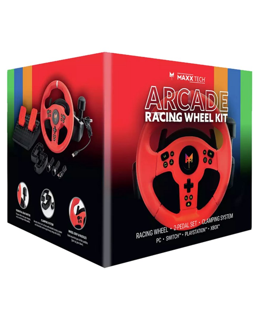 Volante arcade racing kit para nintendo switch 1&2