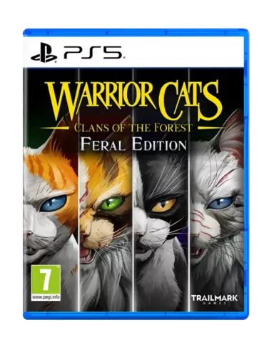 Carátula de Warrior Cats: Clans of the Forest Edición Feral para PS5 (edición PAL España)