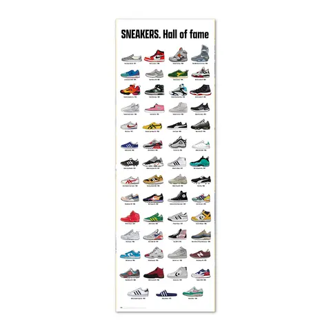 Poster Puerta Sneakers. Hall Of Fame