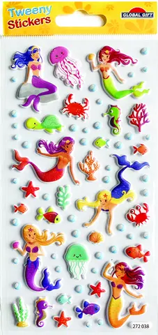 Comprar Pegatinas Tweeny Foamy Decor Sirenas 