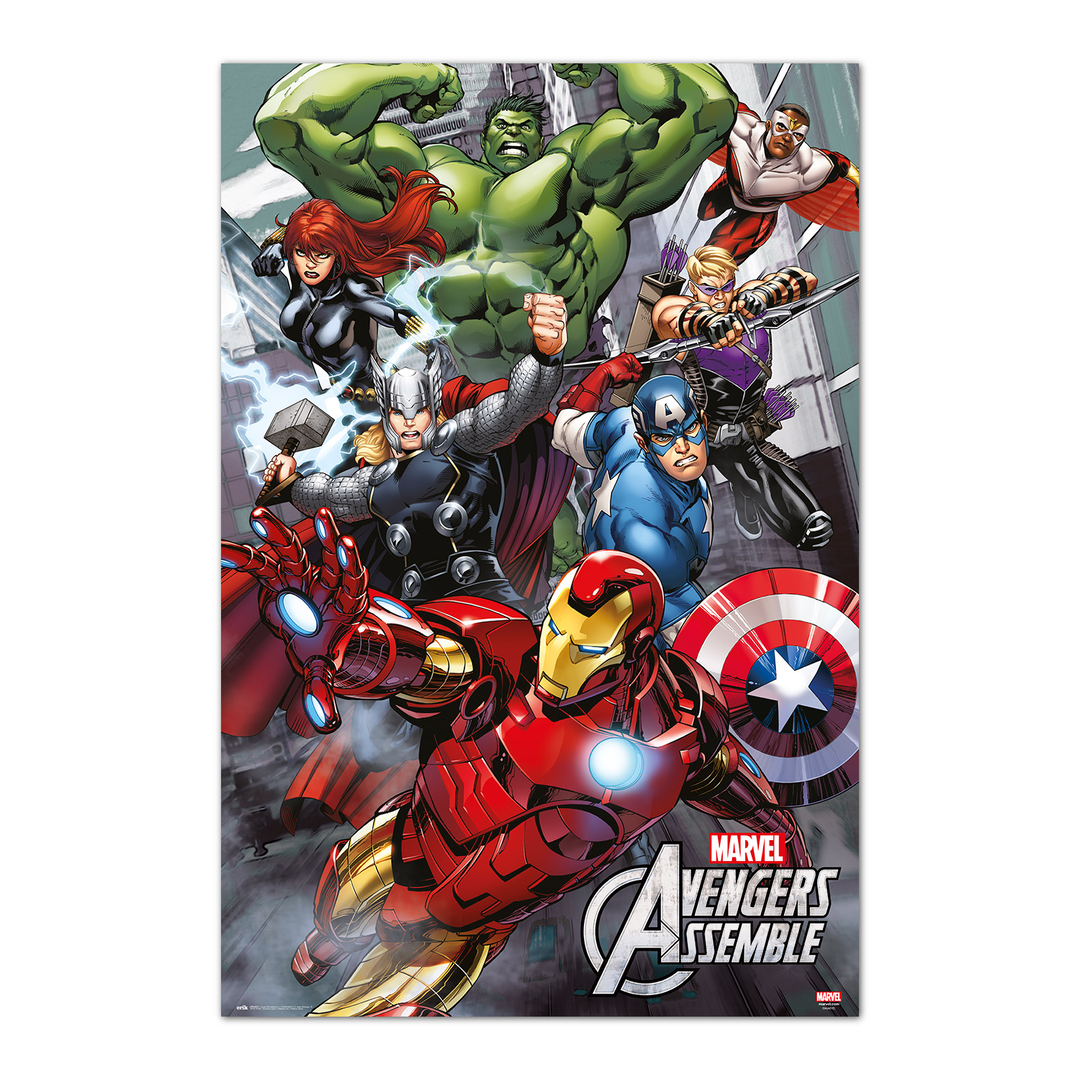 Poster marvel los vengadores unidos