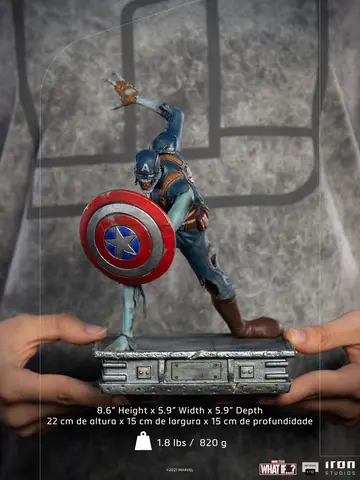 Comprar Figura Art Scale Marvel What If Capitan America Zombie Figuras