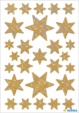 Comprar Pegatinas Decor Estrellas Doradas Reflectantes 