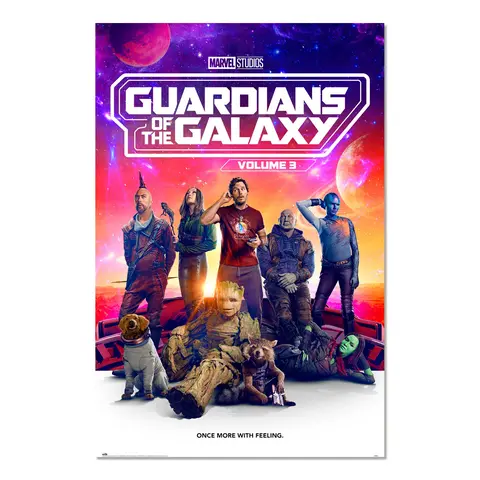 Comprar Poster Marvel Guardianes De La Galaxia Vol 3 - Once More With Feeling 