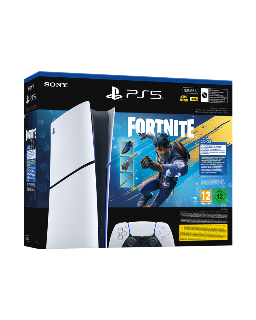 Consola ps5 digital pack fornite