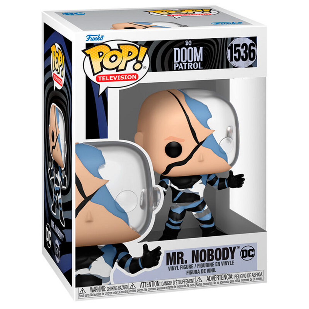 Funko Pop! TV: Doom Patrol - Mr. Nobody - Brilla en la Oscuridad - Figura de Vinilo Coleccionable - Idea de Regalo- Mercancia Oficial - Juguetes para Niños y Adultos - TV Fans