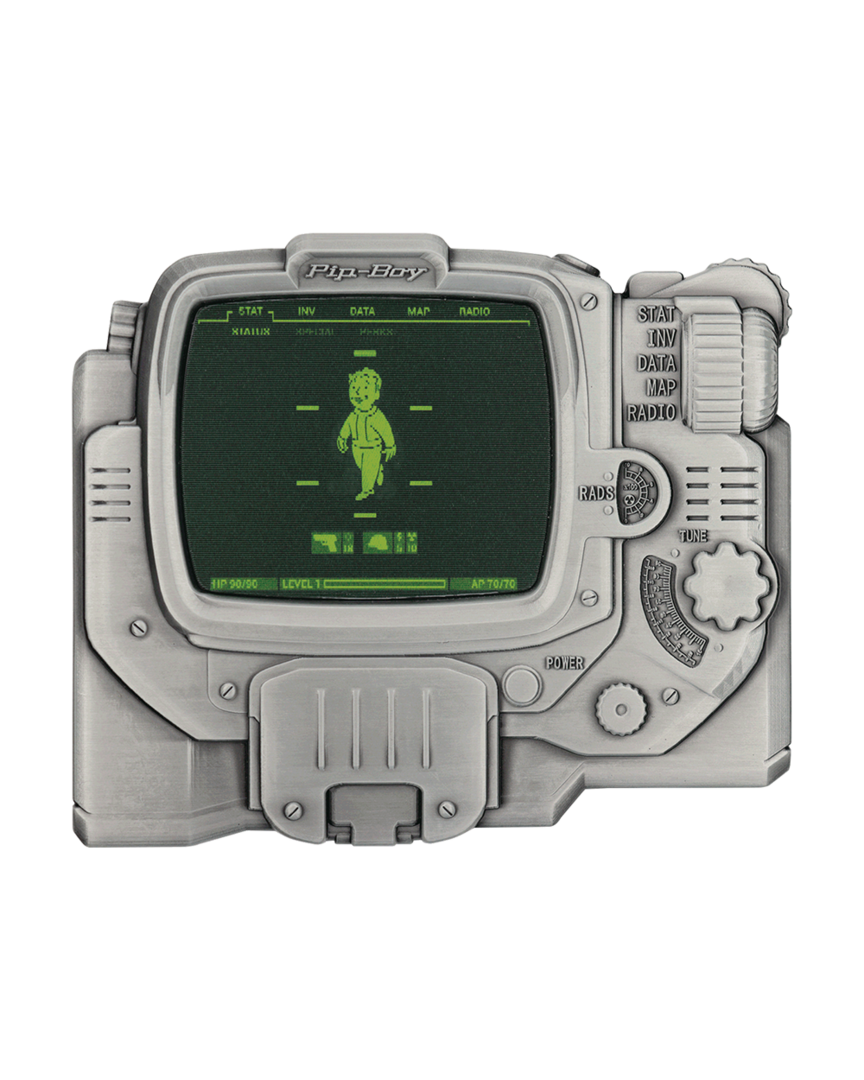 Lingote lenticular pip-boy fallout fanattik edición limitada