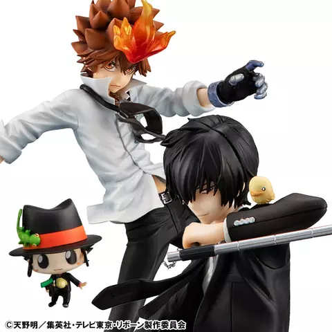 Reservar Pack Figuras Tsunayoshi Sawada & Kyoya Hibari & Reborn Katekyo Hitman Reborn! Megahouse 21cm Figuras