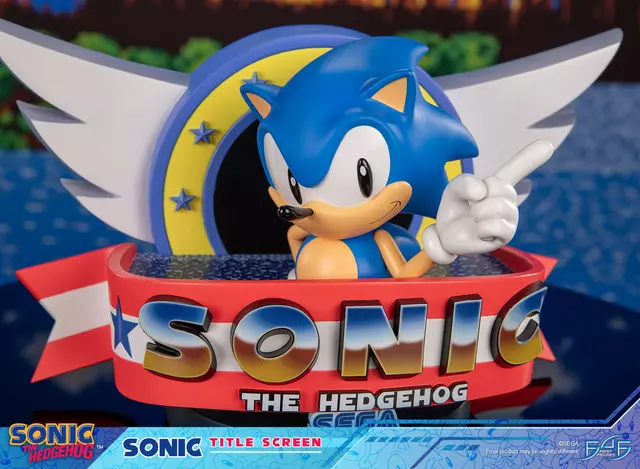 Reservar Figura Resina Sonic Sonic The Hedgehog Tittle Screen First 4 Figures 21cm Figuras