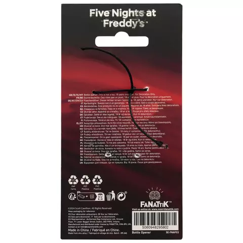 Comprar Abrebotellas Five Nights at Freddy's Metal 9,5 cm Limitada