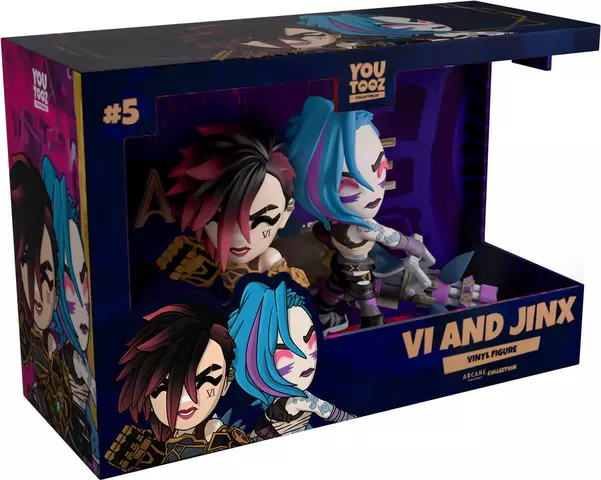 Reservar Pack 2 Figuras Vi y Jinx League of Legends: Arcane Youtooz Figuras Estándar