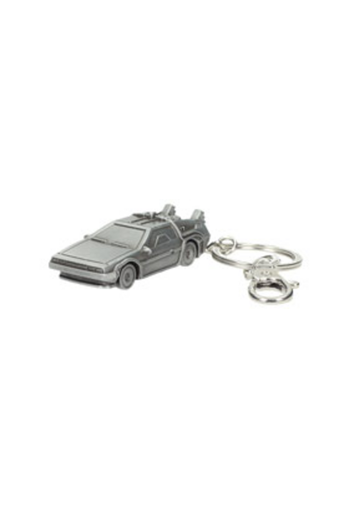 SD TOYS - Llavero Coche Delorean Regreso al Futuro en Metal 3D, 6 x 2,5 x 1,5 cm
