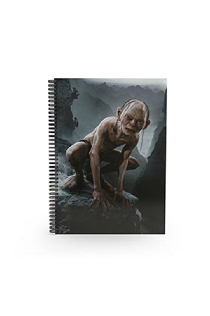 Libreta Efecto 3D Gollum El Señor De Los Anillos