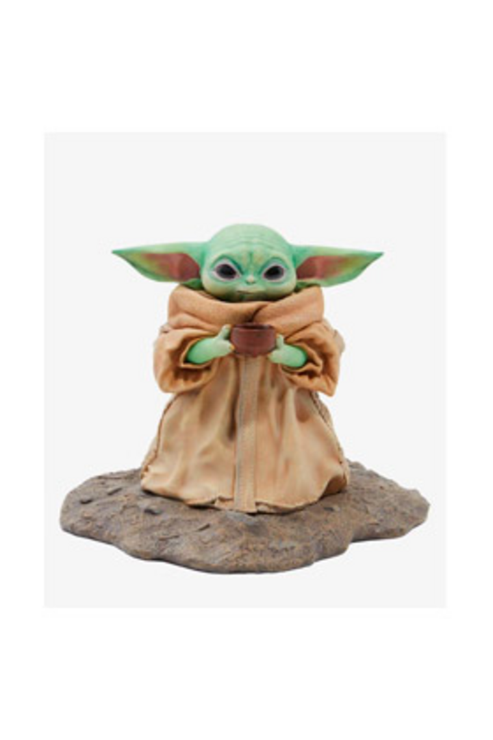 The Child Con Sopa Estatua Resina 20 cm SW The Mandalorian Milestones Fiambrera Escala 1/2