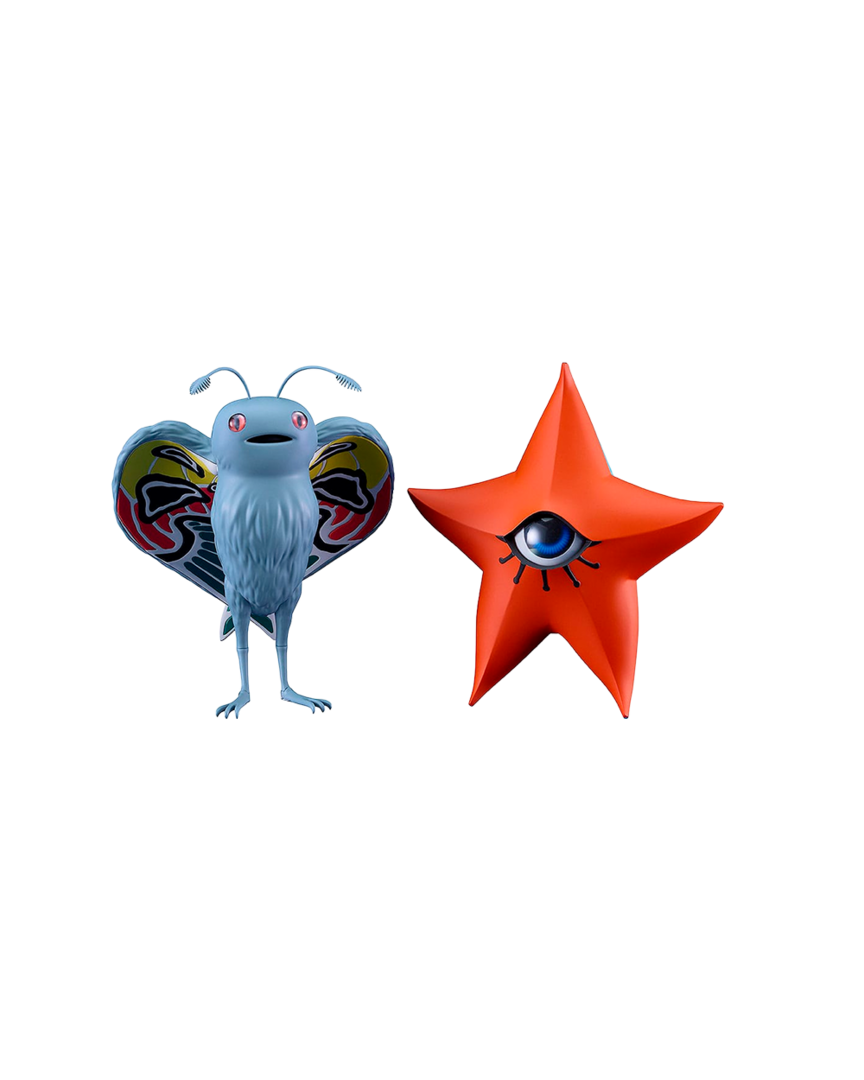 Set 2 figuras model kit mothman & decarabia shin megami tensei plamax max factory