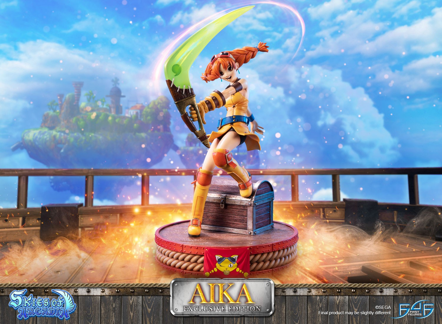 Skies of arcadia (aika) resin statue