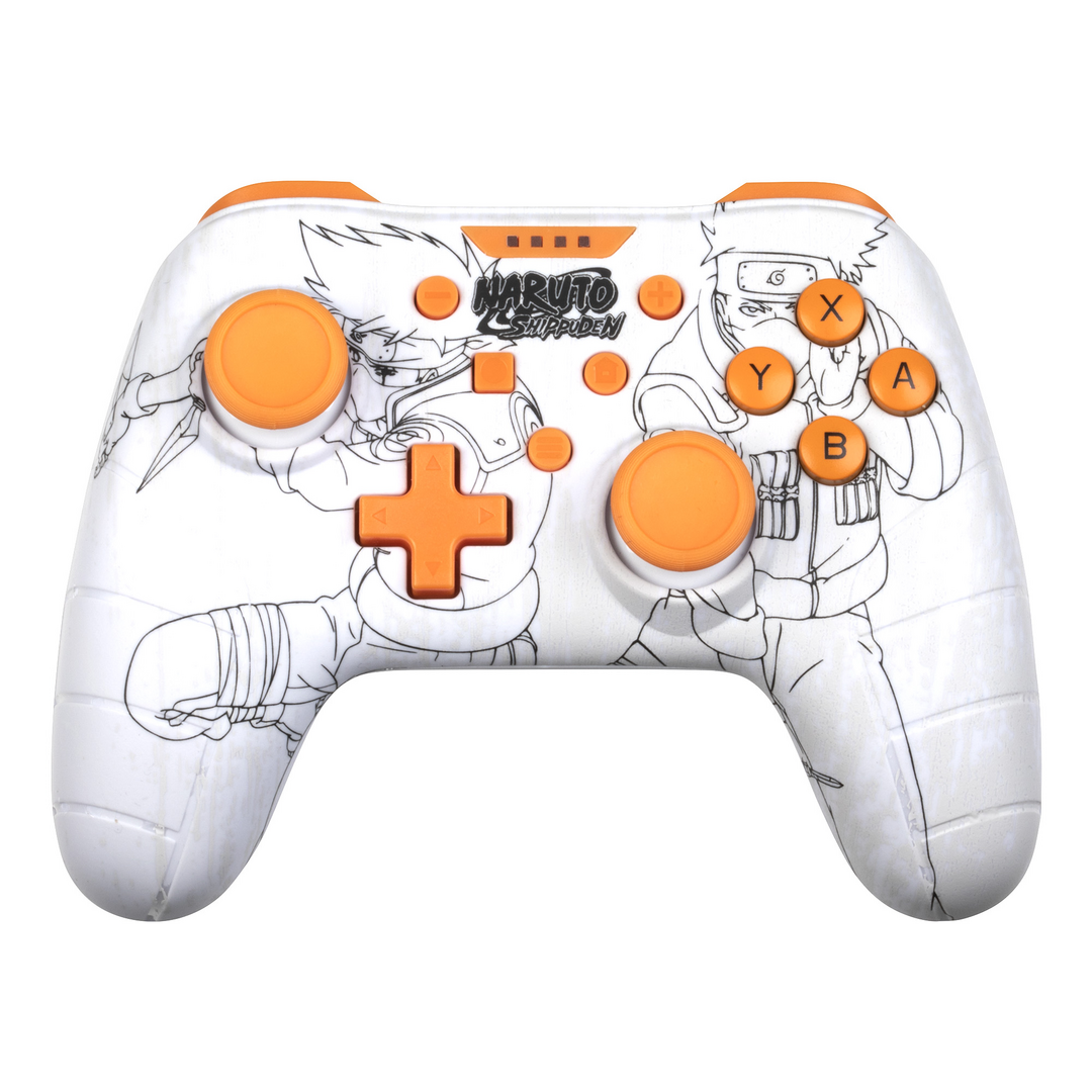 Konix naruto wired switch/pc gamepad blanco