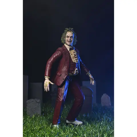 Reservar Figura Beetlejuice Traje Rojo NECA  Figuras de Videojuegos Estándar