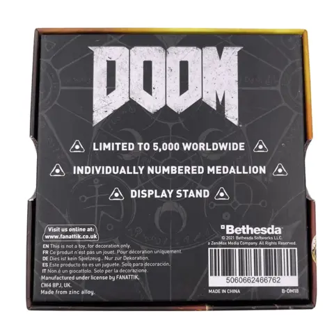 Reservar DOOM Medallón Pinky Edición Limitada Fanattik Limitada