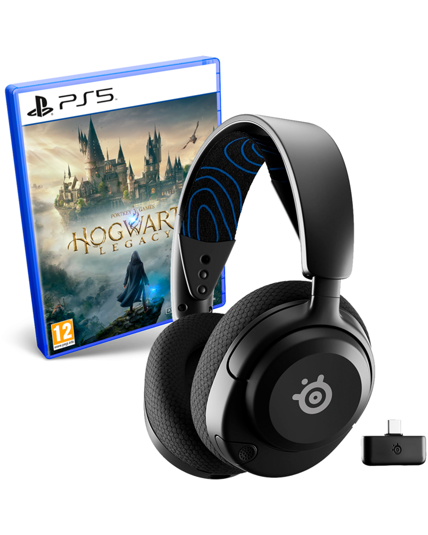 Auriculares Gaming Arctis Nova 5P Inalámbricos Steelseries + Hogwarts Legacy