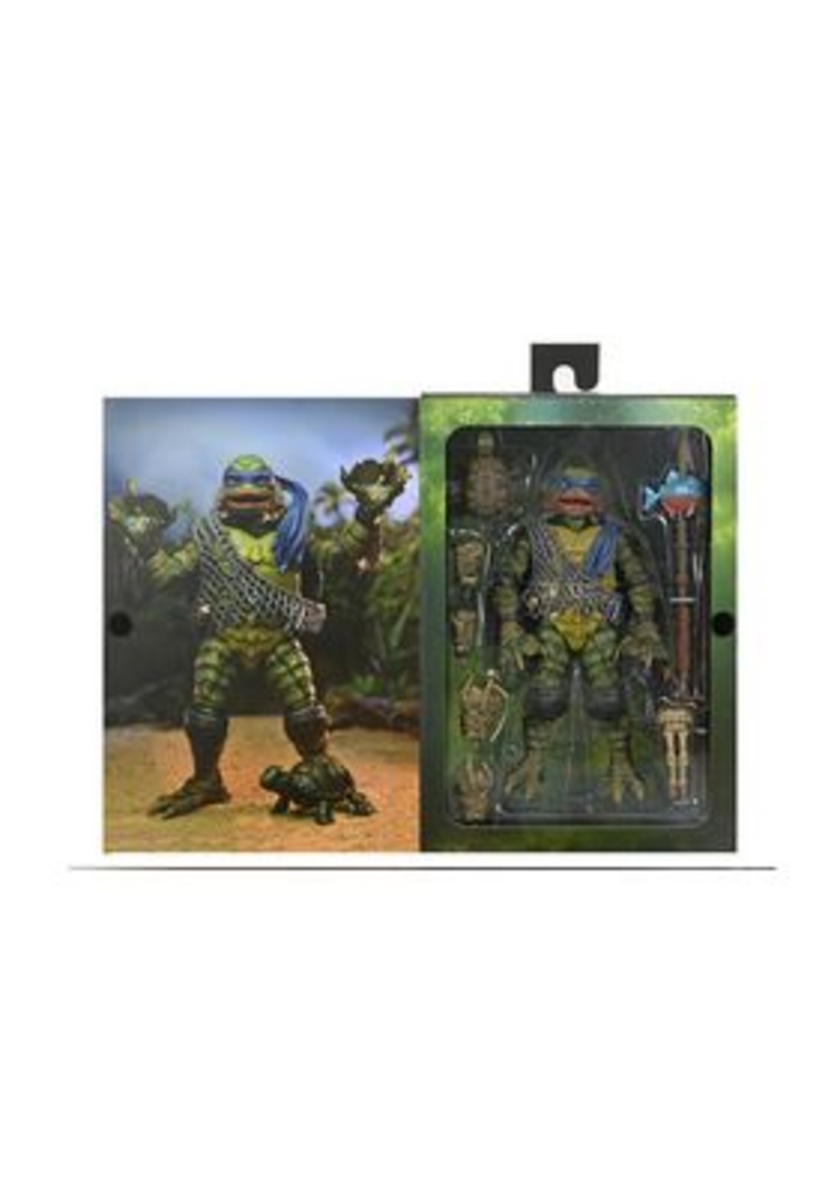 Leonardo as the creature from the black lagoon scale action fig. 18 cm universal monsters x tmnt