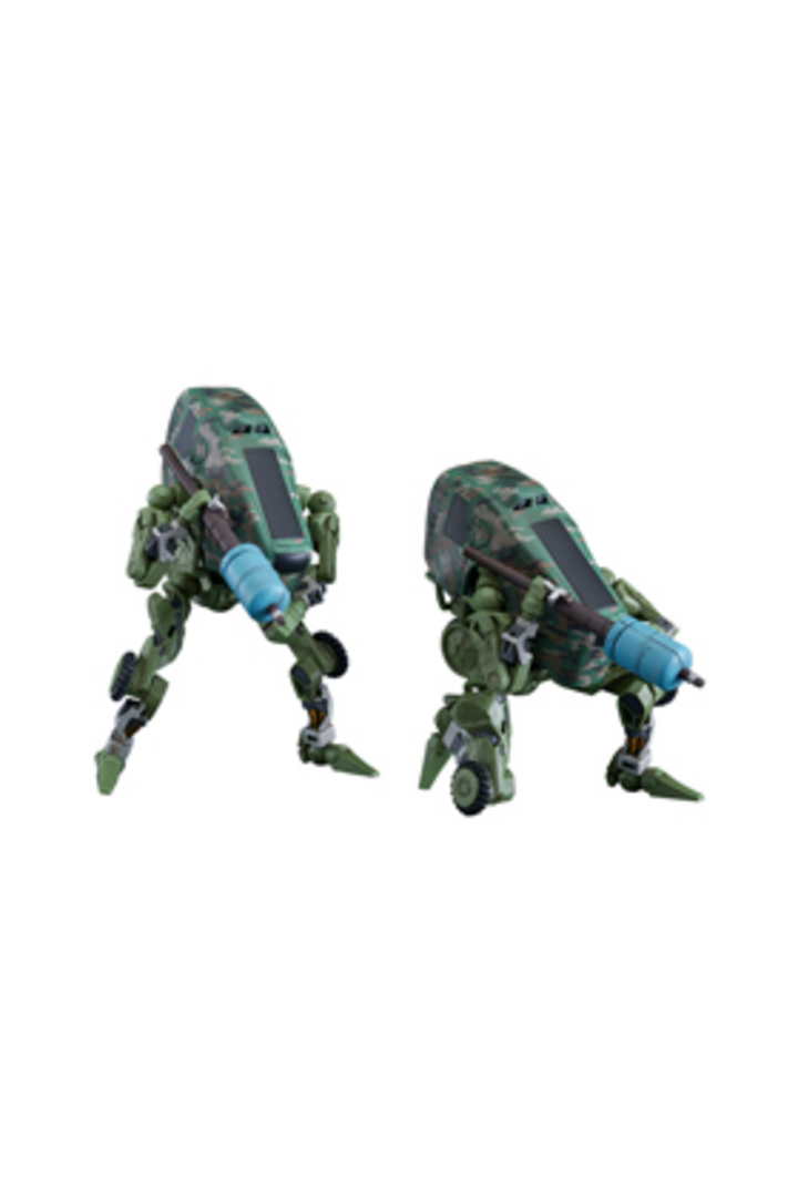 Improvised armed exoframe set 2 model kit figura 8.5 cm moderoid 1/35 obsolete re-run