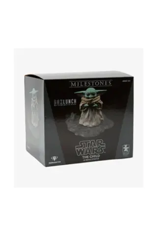 Comprar The Child Con Sopa Estatua Resina 20 cm SW The Mandalorian Milestones Fiambrera Escala 1/2 Estatuas