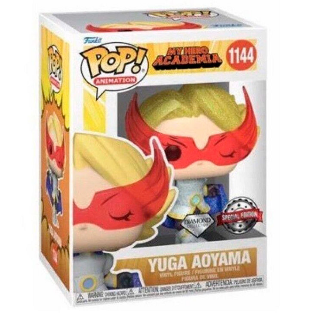 Funko Pop! Animation: My Hero Academia S9 - Yuga Aoyama (Glitter) (Diamond Collection) (Amazon Exclusive) #1144 Vinyl Figure