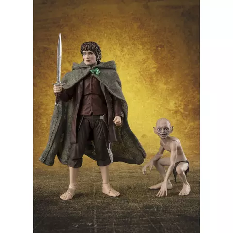 Reservar Figuras Frodo Baggins & Gollum El Señor de los Anillos SH Figuarts Figuras Estándar