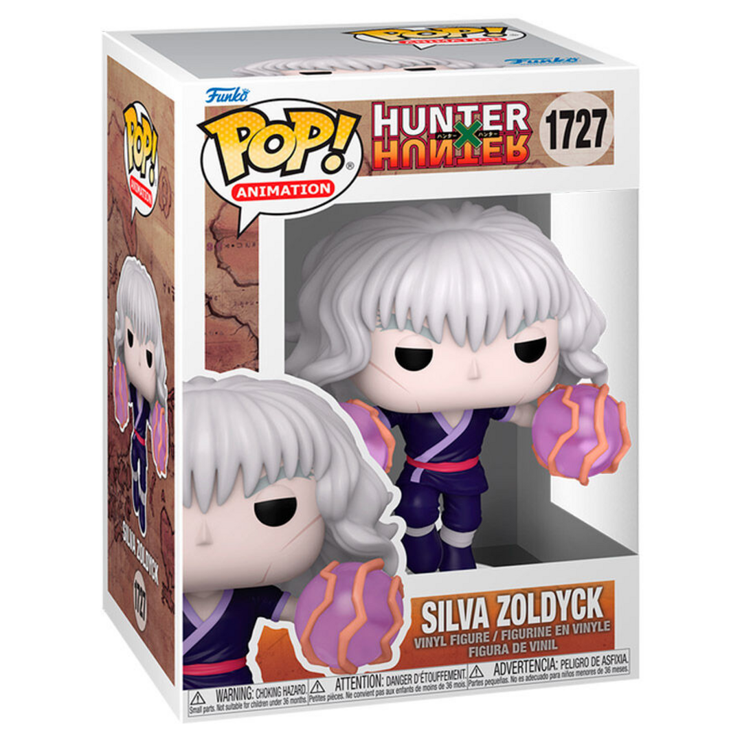 Funko Pop! Animation: HxH - Silva Zoldyck - Hunter X Hunter (HXH) - Figura de Vinilo Coleccionable - Idea de Regalo- Mercancia Oficial - Juguetes para Niños y Adultos - Anime Fans