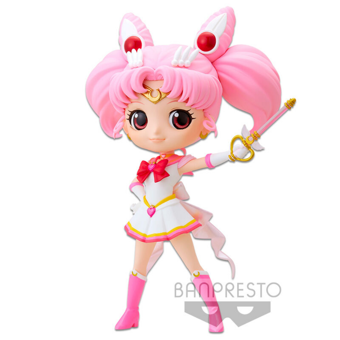 Banpresto Figura Q Posket Pretty Guardian Sailor Moon Eternal The Movie - Super Sailor Chibi Moon - Chibi Moon Kaleidoscope Version Multicolor BP17564